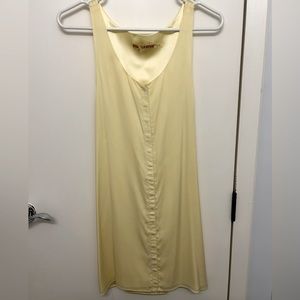 Alice + Olivia. Yellow dress. Size Medium